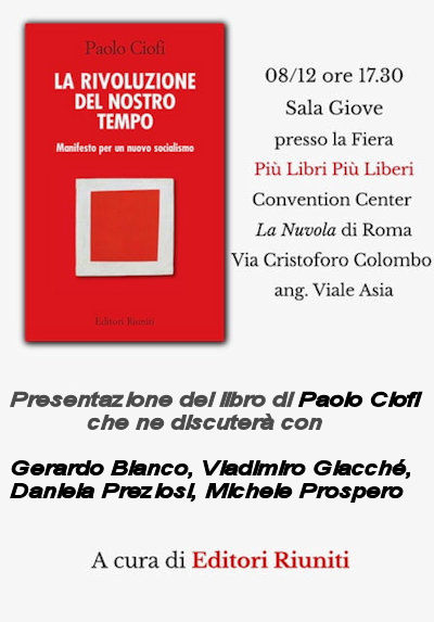 poster rivoluzione nostro tempo 